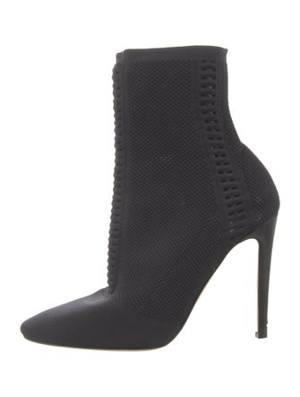 Gianvito Rossi Lasercut Accents Sock Boots