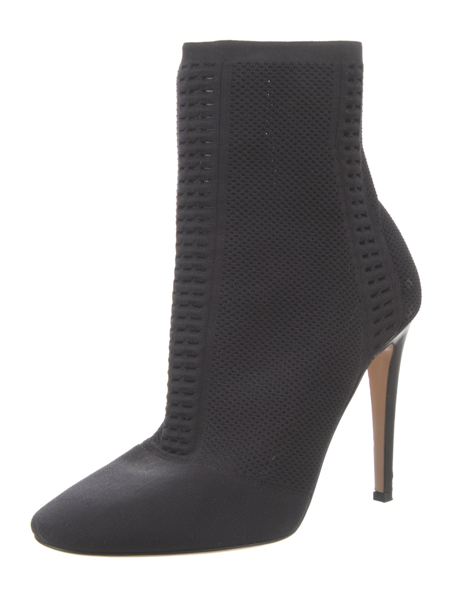 Gianvito Rossi Lasercut Accents Sock Boots