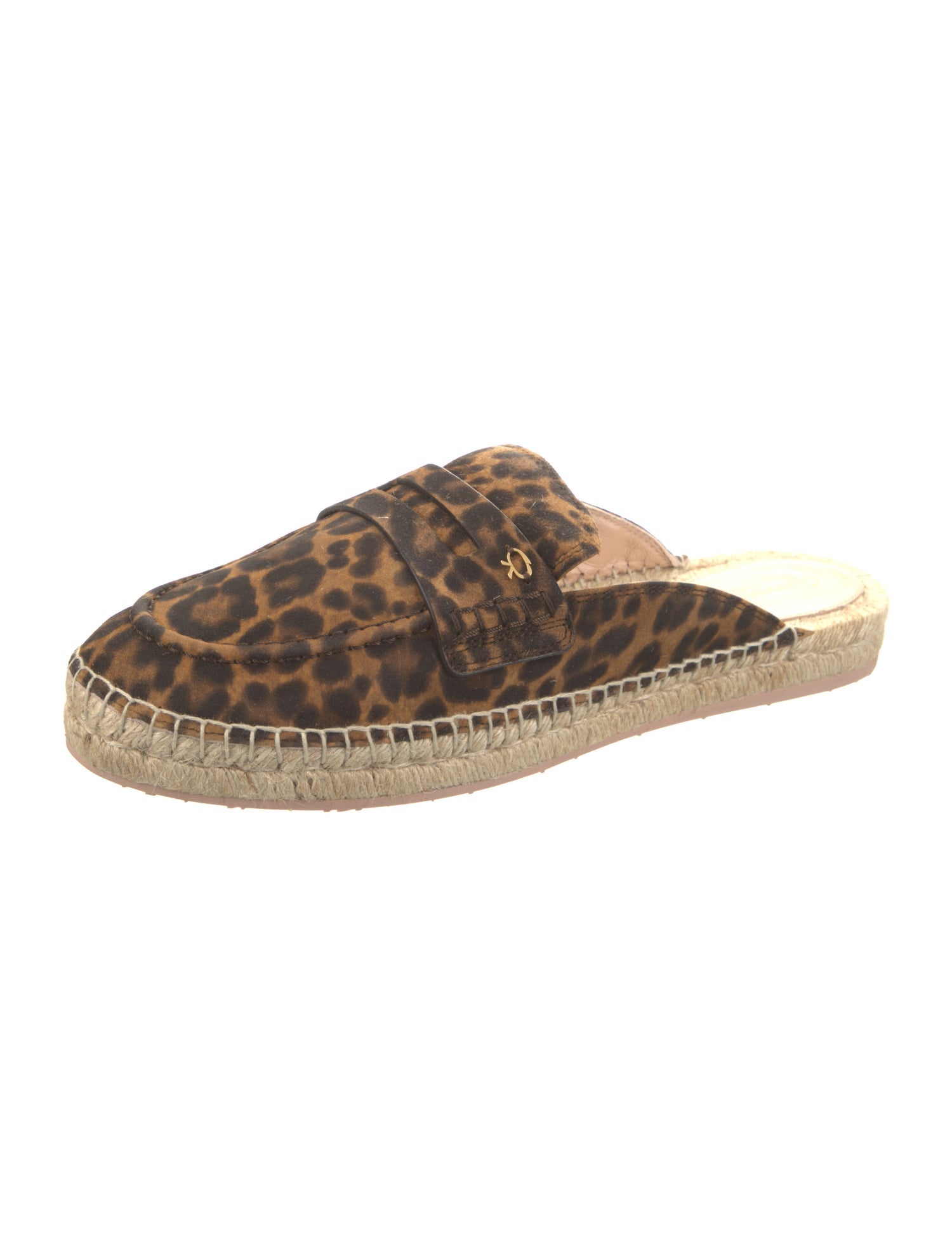 Gianvito Rossi Suede Animal Print Espadrilles w/ Tags