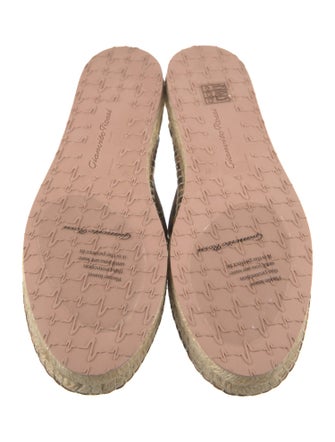 Gianvito Rossi Suede Animal Print Mules