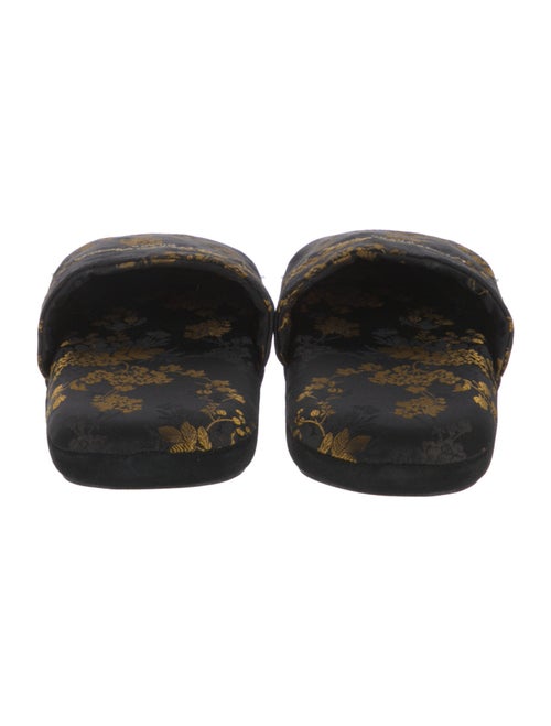 Gianvito Rossi Canvas Floral Print Mules