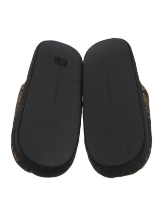 Gianvito Rossi Canvas Floral Print Mules