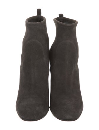 Gianvito Rossi Suede Sock Boots
