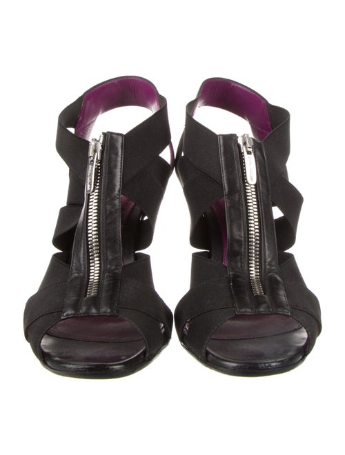 Gianvito Rossi Cutout Accent Slingback Sandals