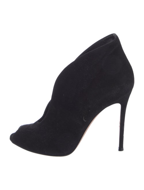 Gianvito Rossi Suede D'Orsay Pumps