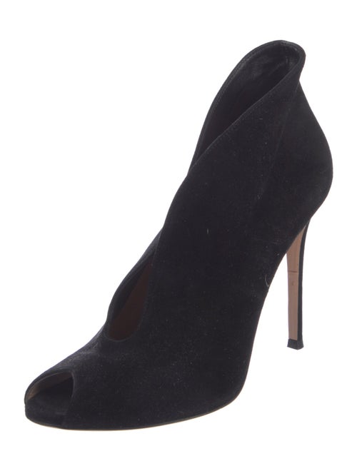 Gianvito Rossi Suede D'Orsay Pumps