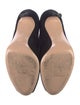 Gianvito Rossi Suede D'Orsay Pumps