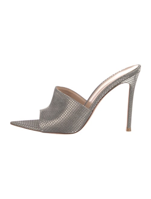 Gianvito Rossi Canvas Slides