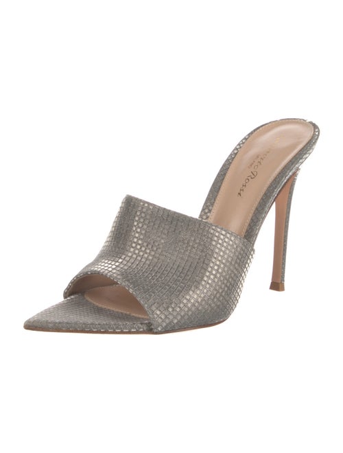 Gianvito Rossi Canvas Slides