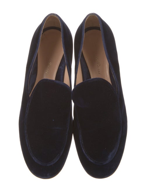 Gianvito Rossi Velvet Loafers