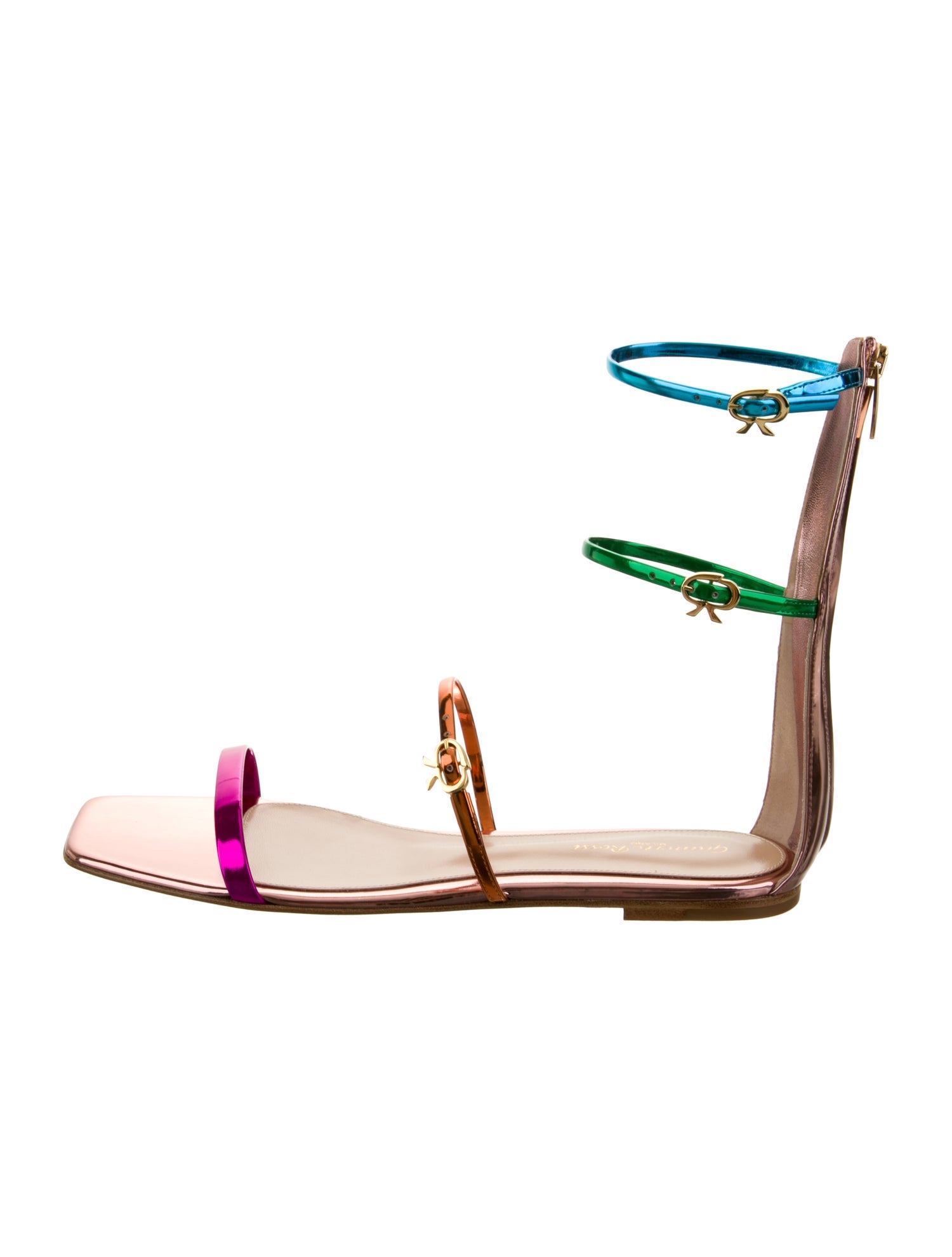 【Gianvito Rossi】 GwynethTバックサンダル レディース・ラグジュアリーサンダル| Gianvito Rossi