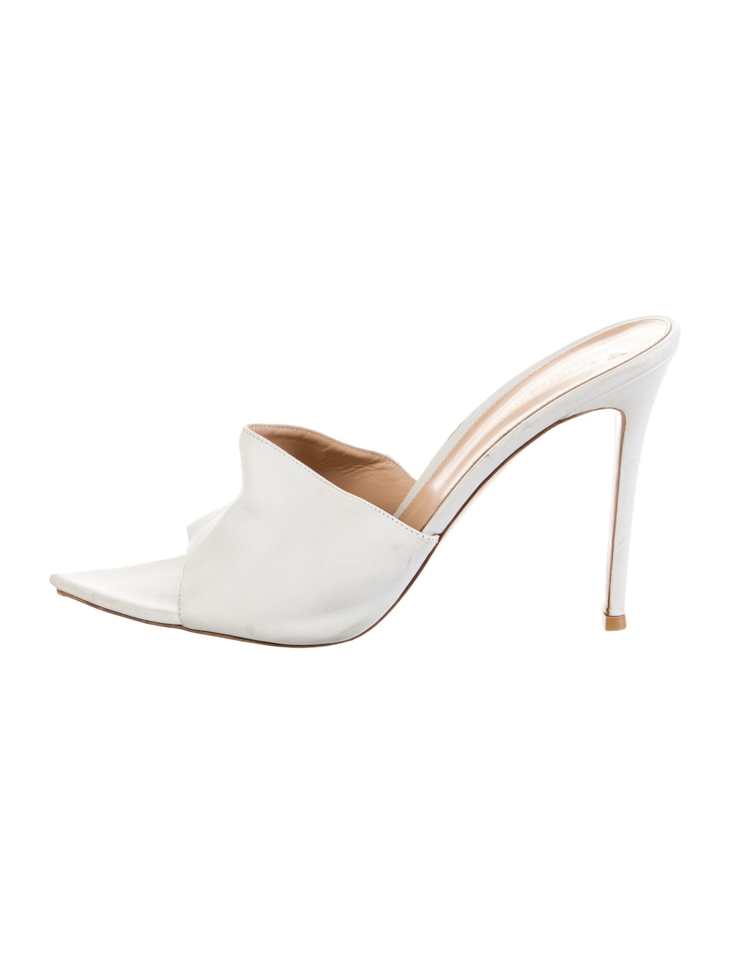 Gianvito Rossi Leather Slides