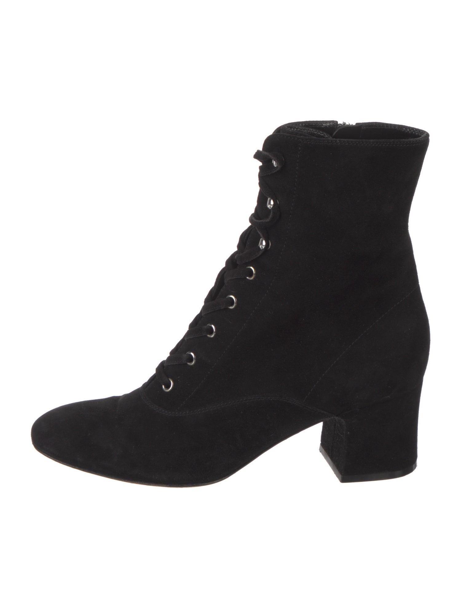 Gianvito Rossi Suede Combat Boots