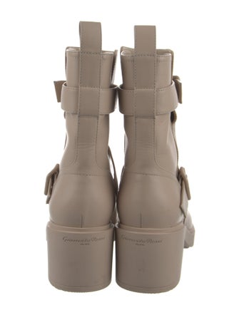Gianvito Rossi Leather Rain Boots