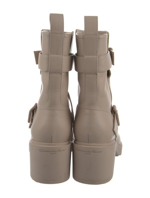 Gianvito Rossi Leather Rain Boots