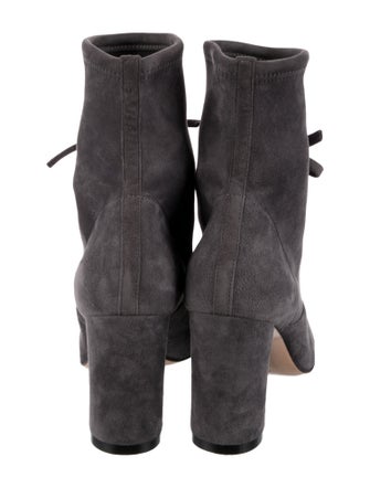 Gianvito Rossi Suede Lace-Up Boots