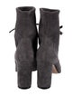 Gianvito Rossi Suede Lace-Up Boots