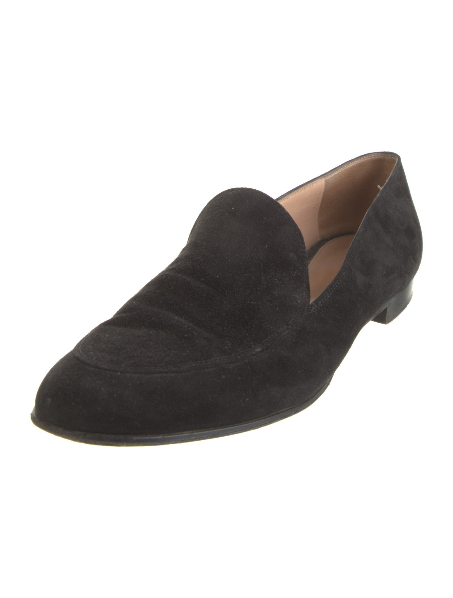 Gianvito Rossi Suede Loafers