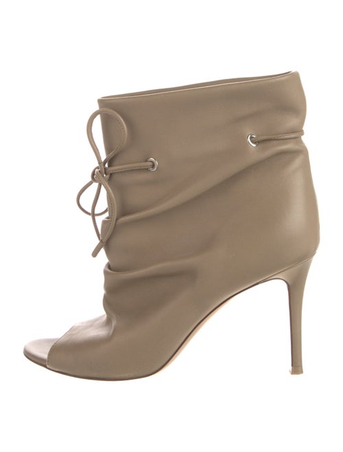 Gianvito Rossi Leather Lace-Up Boots