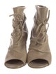 Gianvito Rossi Leather Lace-Up Boots