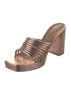 Gianvito Rossi Leather Slides