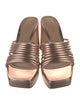 Gianvito Rossi Leather Slides