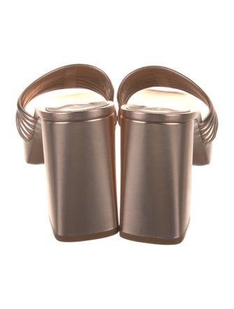 Gianvito Rossi Leather Slides