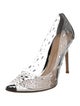 Gianvito Rossi PVC Crystal Embellishments Pumps