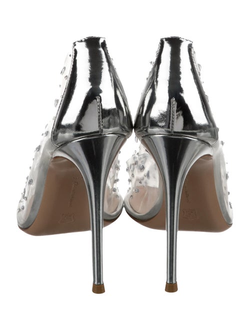 Gianvito Rossi PVC Crystal Embellishments Pumps