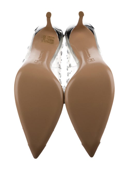 Gianvito Rossi PVC Crystal Embellishments Pumps