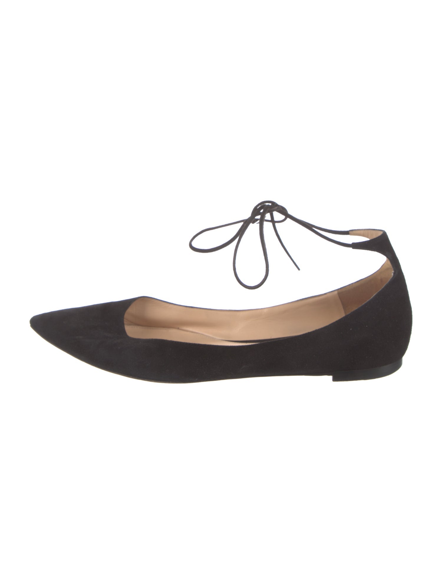 Gianvito Rossi Suede Flats