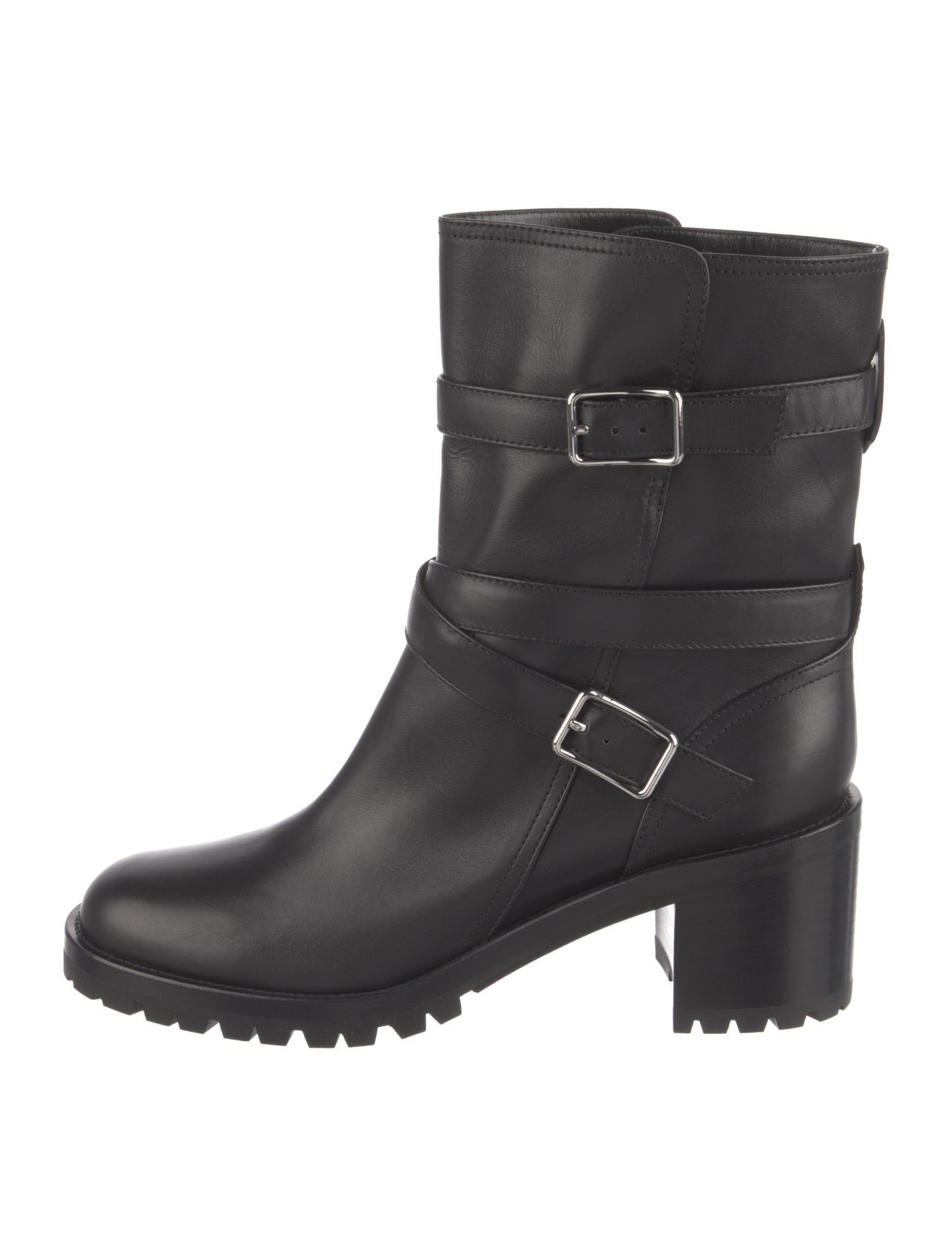 Gianvito Rossi Leather Moto Boots