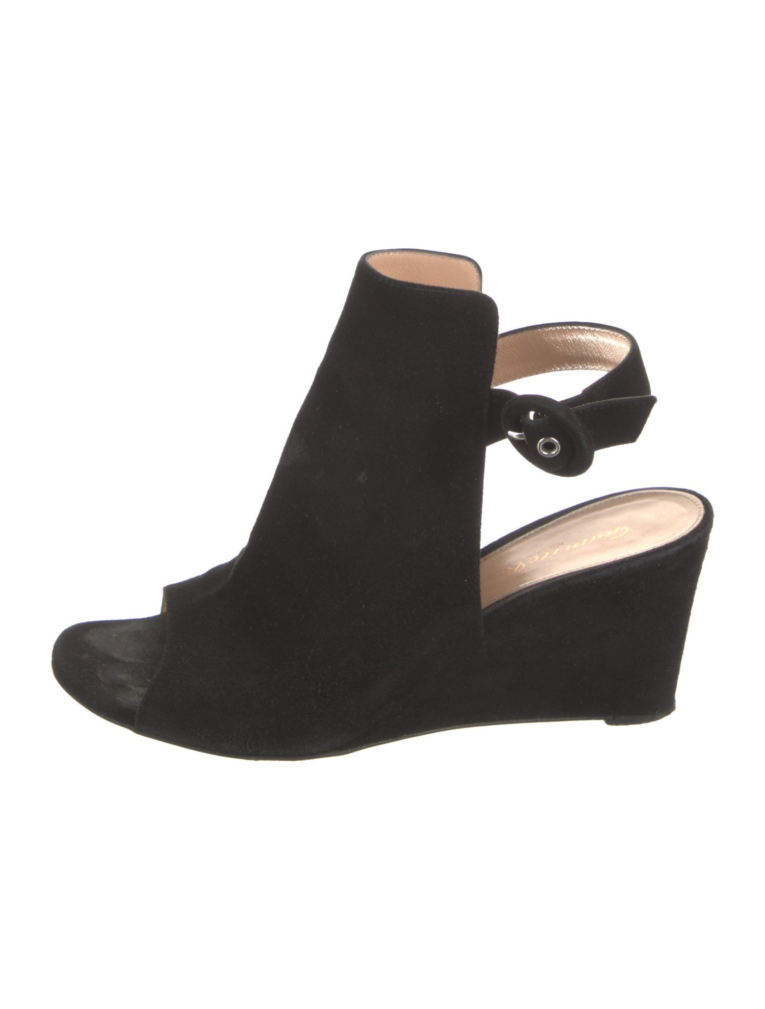 Gianvito Rossi Suede Slingback Pumps