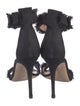 Gianvito Rossi Raw-Edge Trim Sandals