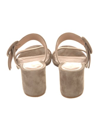 Gianvito Rossi Suede Slides