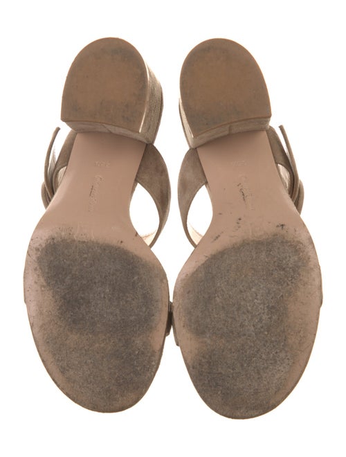 Gianvito Rossi Suede Slides