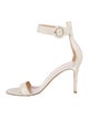 Gianvito Rossi Glitter Glitter Accents Sandals