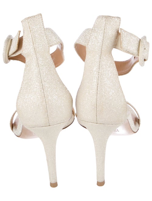 Gianvito Rossi Glitter Glitter Accents Sandals