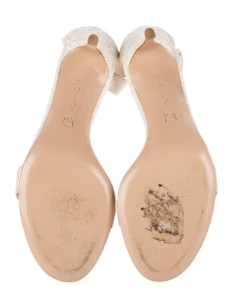 Gianvito Rossi Glitter Glitter Accents Sandals