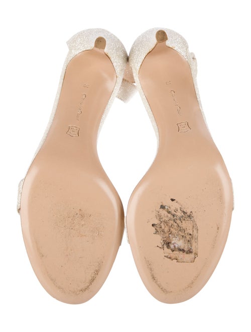 Gianvito Rossi Glitter Glitter Accents Sandals