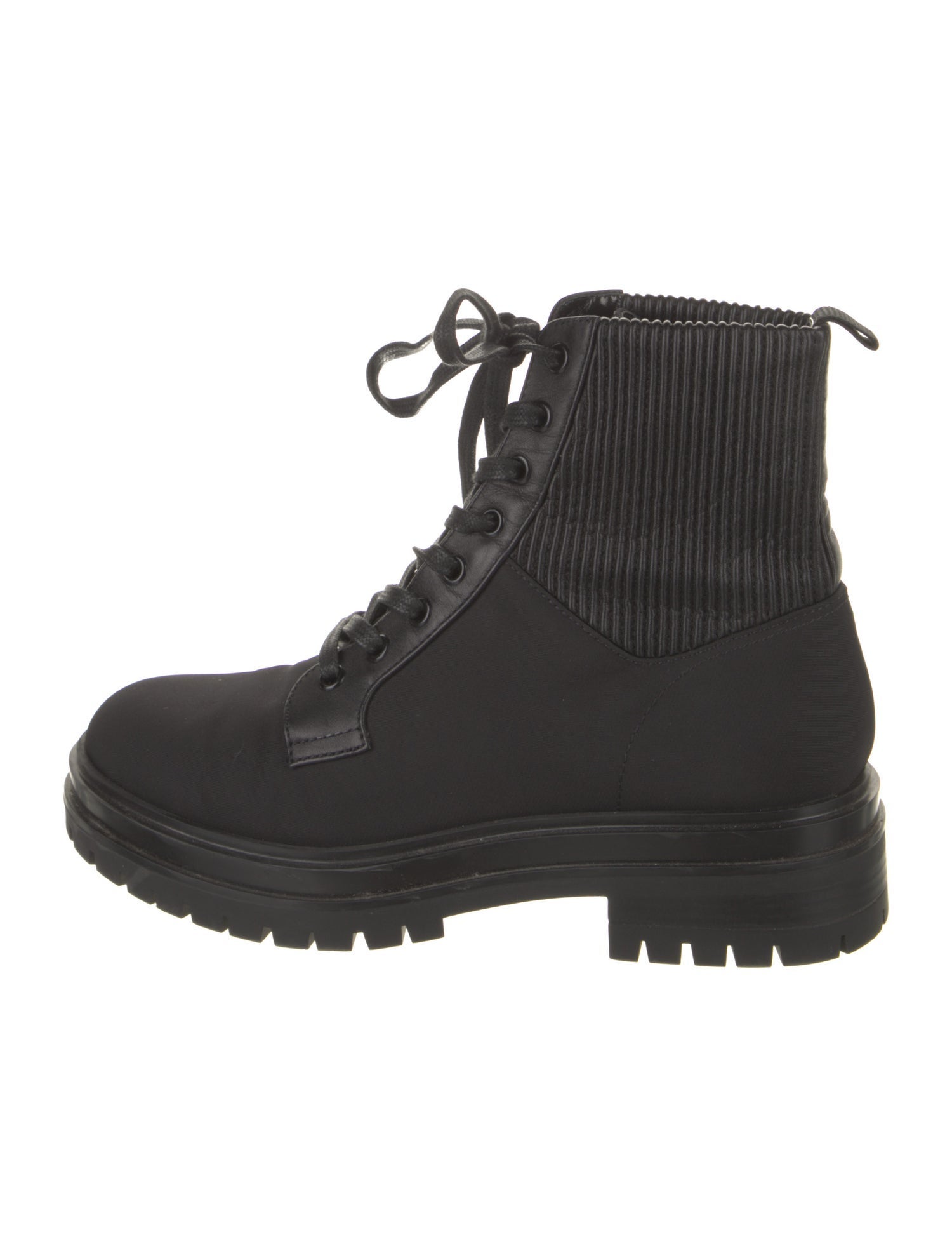 Gianvito Rossi Nylon Combat Boots