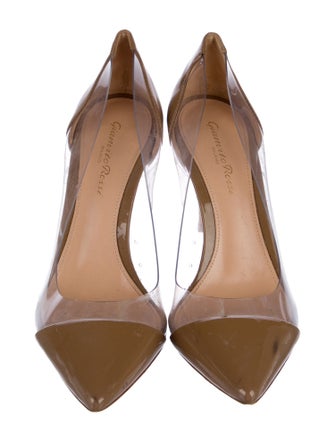 Gianvito Rossi PVC T-Strap Pumps