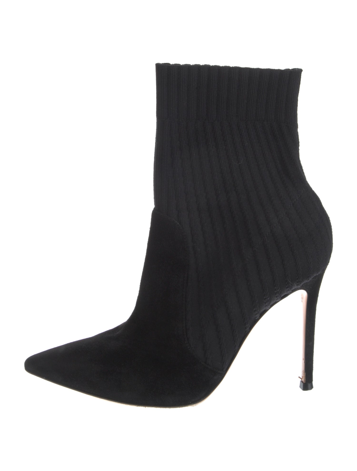 Gianvito Rossi Suede Sock Boots