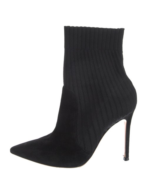 Gianvito Rossi Suede Sock Boots