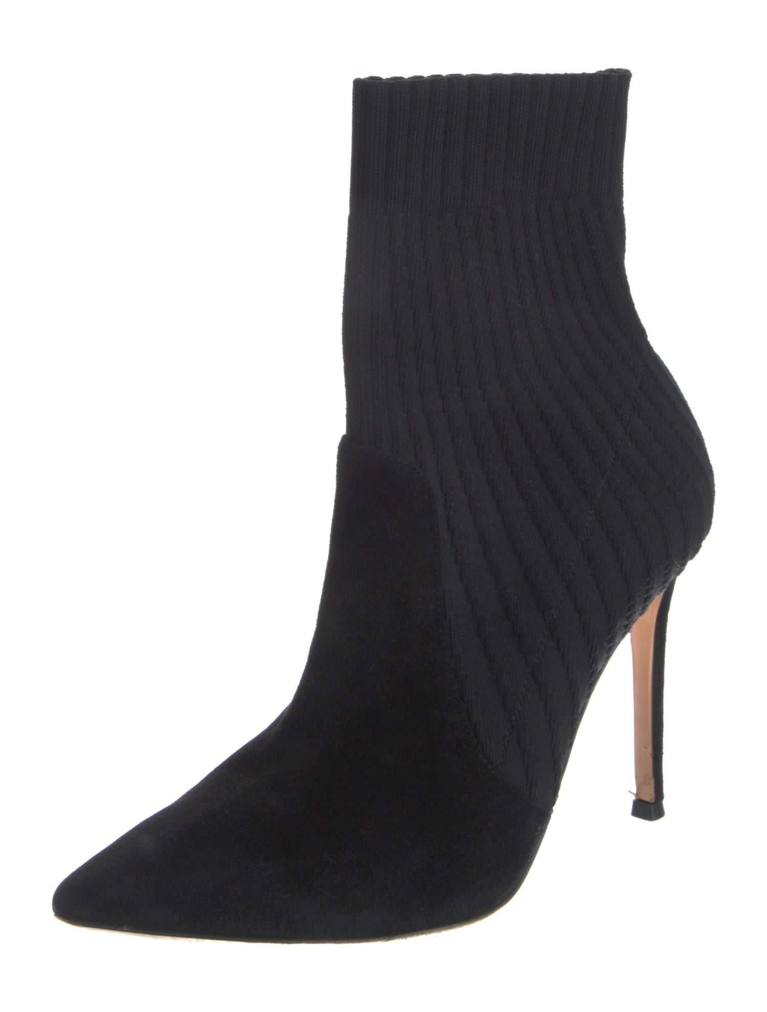 Gianvito Rossi Suede Sock Boots