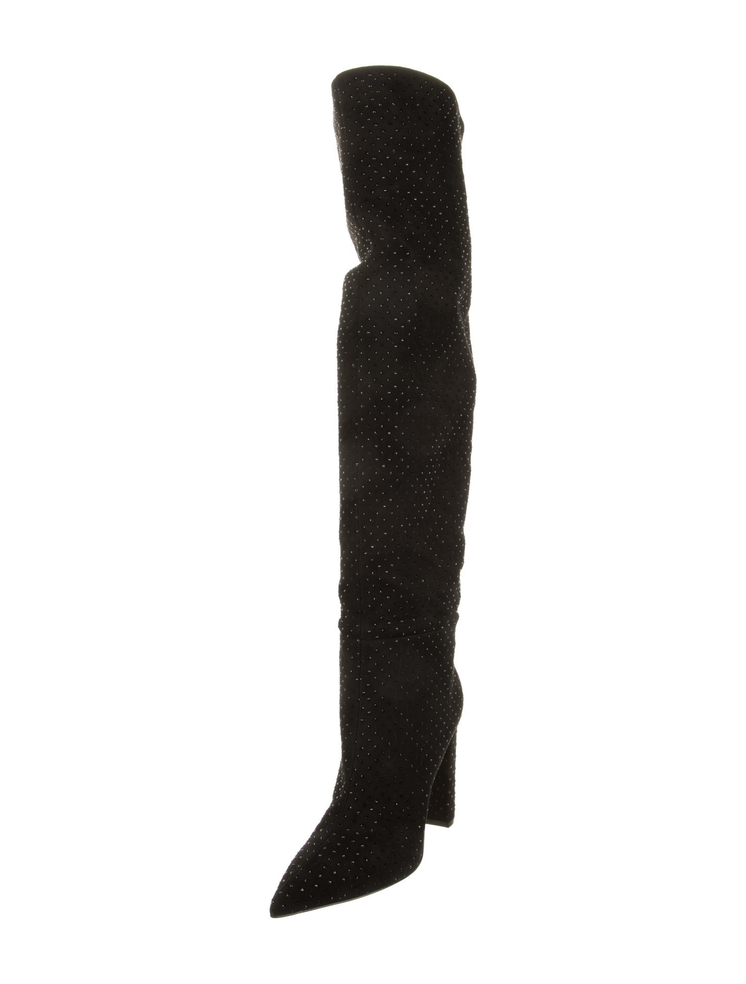 Gianvito Rossi Leather Crystal Embellishments Boots