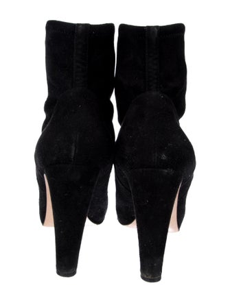 Gianvito Rossi Suede Sock Boots