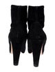 Gianvito Rossi Suede Sock Boots