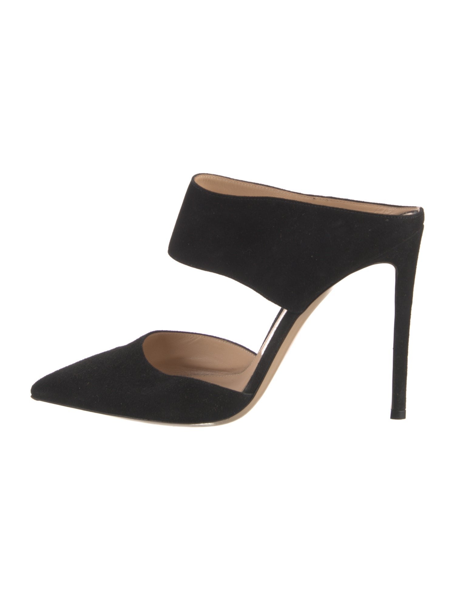 Gianvito Rossi Suede Mules