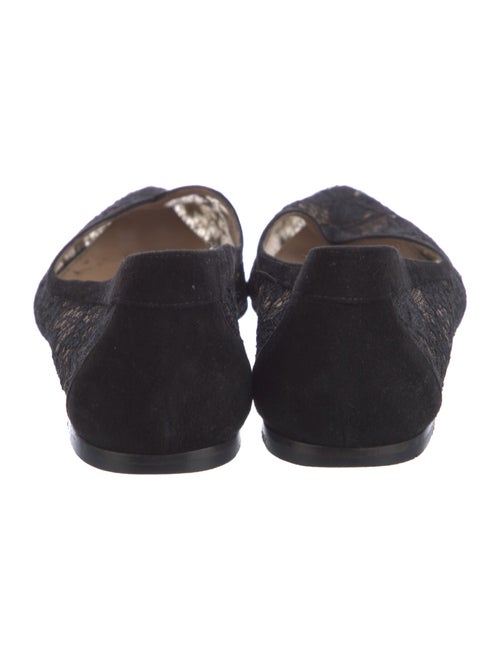 Gianvito Rossi Lace Lace Pattern Flats